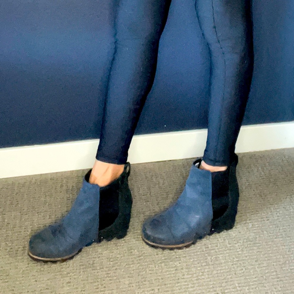 Wedge sorel bootie